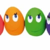 Bote Juguetes Latex Huevos 24 Unidades