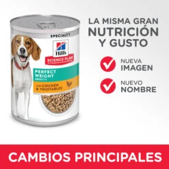 Hill's Pack 8 Science Plan Adult Perfect Weight Pollo Verdura -Suministros Para Perros 114593 52742364308 5 3