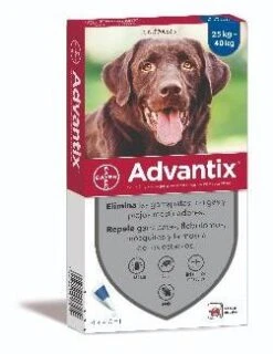 Advantix Pipetas Spot On Para Perro De Más De 25 Kg 15 Advantix Pipetas Spot On Para Perro De Más De 25 Kg -Suministros Para Perros 117375 advantix antiparasitario perro 25 40kg 1