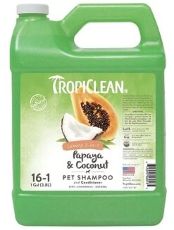 Tropiclean Champú Papaya Y Coco -Suministros Para Perros 128657 large 645095060135 1 2