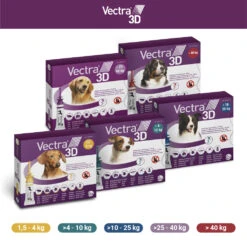 Pipetas 3D Solución Spot-On Para Perros De 4-10kg -Suministros Para Perros 13 vectra bodegon 3p 63bd46d1b8bca