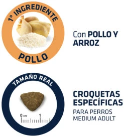 Advance Dog Medium Adult Arroz Y Pollo 11 Advance Dog Medium Adult Arroz Y Pollo -Suministros Para Perros 179123 4 4 5