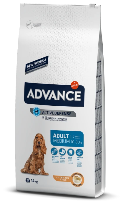 Advance Dog Medium Adult Arroz Y Pollo 2 Advance Dog Medium Adult Arroz Y Pollo - Imagen 2