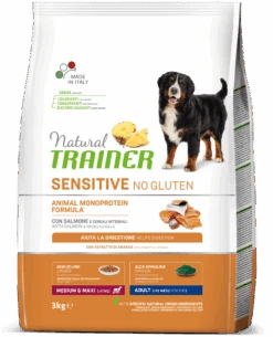 Trainer Natural Sensitive No Gluten M&M Adult Salmón Y Cereal Integral
