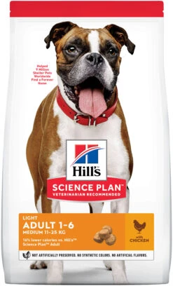 Hill's Science Plan Adult Light Medium Pollo