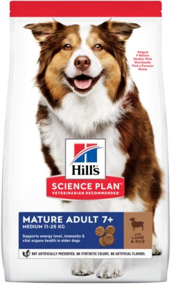 Hill's Science Plan Senior +7 Medium Cordero Y Arroz