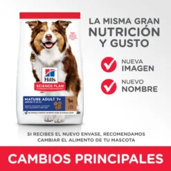 Hill's Science Plan Senior +7 Medium Cordero Y Arroz -Suministros Para Perros 188708 52742026152 3 3