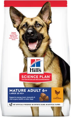 Hill's Science Plan Senior +6 Large Pollo