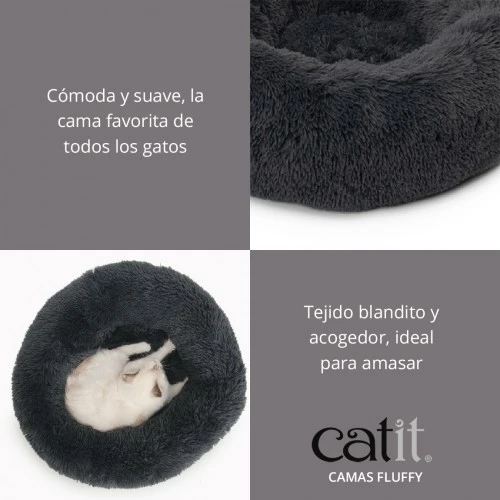 Catit Cama Fluffy Blanca 4 Catit Cama Fluffy Blanca - Imagen 4