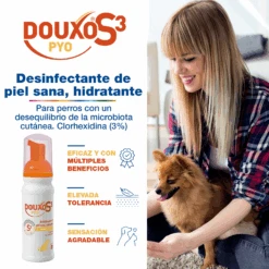 DOUXO S3 PYO Mousse Desinfectante De Piel Sana E Hidratante Del Perro Y Gato -Suministros Para Perros 3411113018122 2 DOUXO S3 MOUSSE Hero Image 63bd367596a98