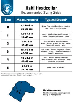 Halti Bozal Para Perro Headcollar Negro -Suministros Para Perros 40881 headcollarmedidas 2