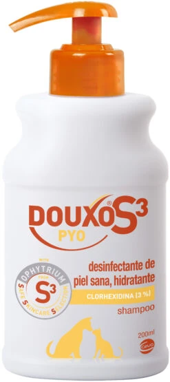 Douxo S3 PYO Champú Desinfectante Hidratante Para Perros Y Gatos