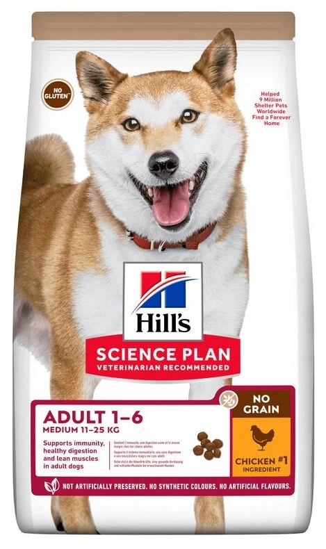 Hill's Science Plan Perro Adult No Grain Pollo 1 Hill's Science Plan Perro Adult No Grain Pollo