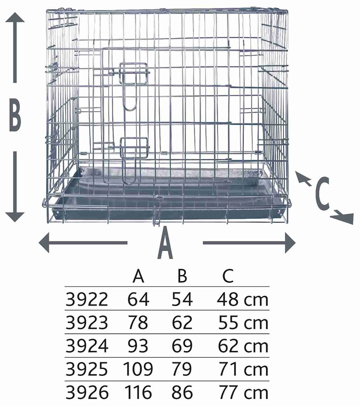 Trixie Jaula De Transporte Para Mascotas Galvanizada 2 Trixie Jaula De Transporte Para Mascotas Galvanizada - Imagen 2