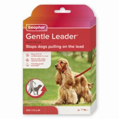BEAPHAR Ronzal Gentle Leader Rojo -Suministros Para Perros 5020562025179 64a6b2097514e