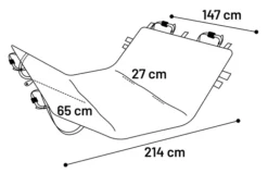 Flamingo Funda Para Asiento Trasero FM -Suministros Para Perros 506630 T 01 63a0140e911e9