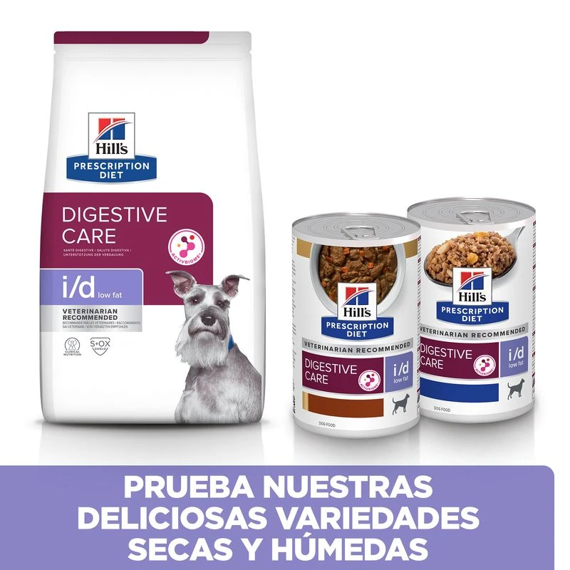 Hill's Pack 12 Canine I/d Low Fat (lata) 4 Hill's Pack 12 Canine I/d Low Fat (lata) - Imagen 4