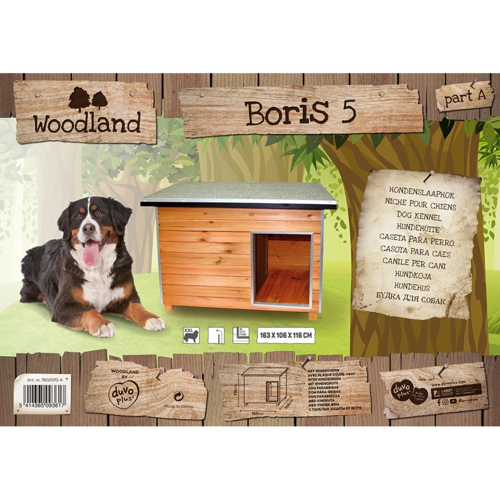 Caseta Para Perro Woodland Boris 4 Caseta Para Perro Woodland Boris - Imagen 4