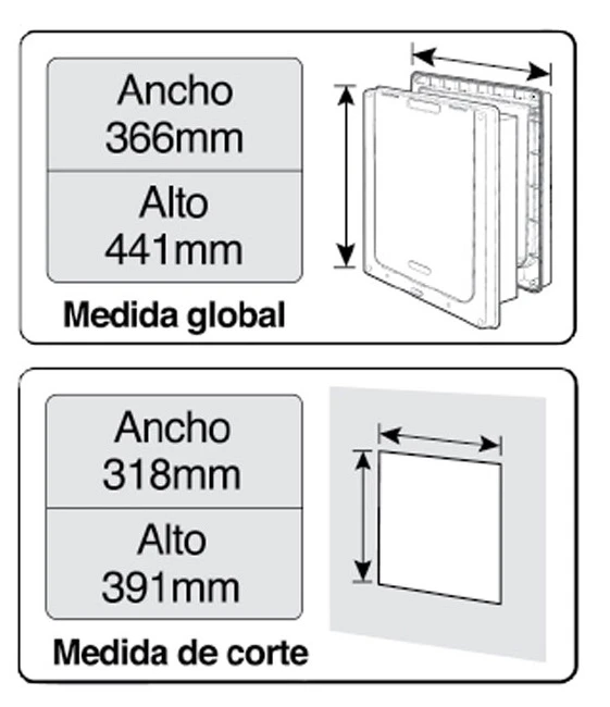 PET MATE Puerta Acceso Sencilla Perro Grande 3 PET MATE Puerta Acceso Sencilla Perro Grande - Imagen 3