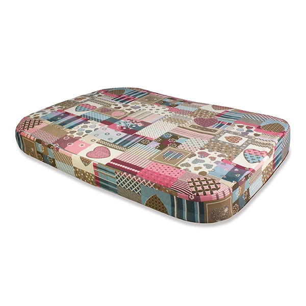 Cojín Rectangular Con Corazones Y Rayas 1 Cojín Rectangular Con Corazones Y Rayas