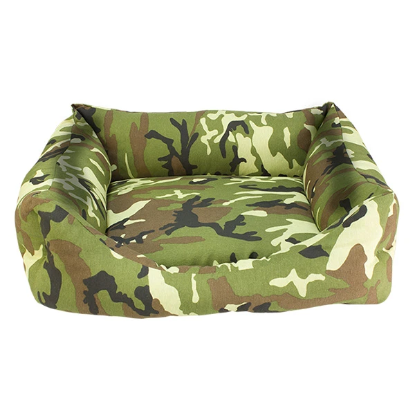 Cama Cuadrada De Camuflaje Para Perros 1 Cama Cuadrada De Camuflaje Para Perros