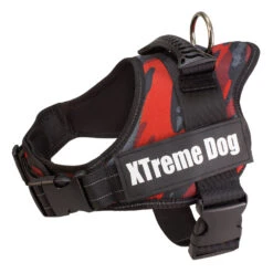 Arnés Xtreme Dog Camuflaje Rojo