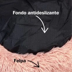Cama Redonda Suave Rosa 6 Cama Redonda Suave Rosa -Suministros Para Perros 8435117892569 3