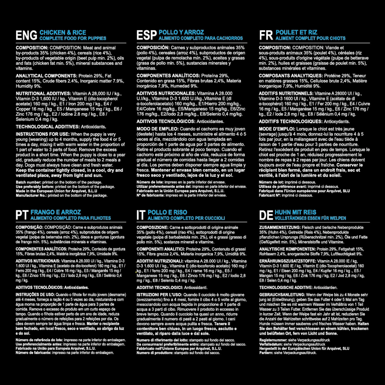 Dog Original Puppy Junior Pollo Y Arroz 6 Dog Original Puppy Junior Pollo Y Arroz - Imagen 6