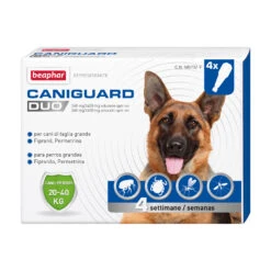 BEAPHAR Pipeta Caniguard Duo Solución Spot-On Para Perros De 20-40 Kg (268 Mg/2.400 Mg)