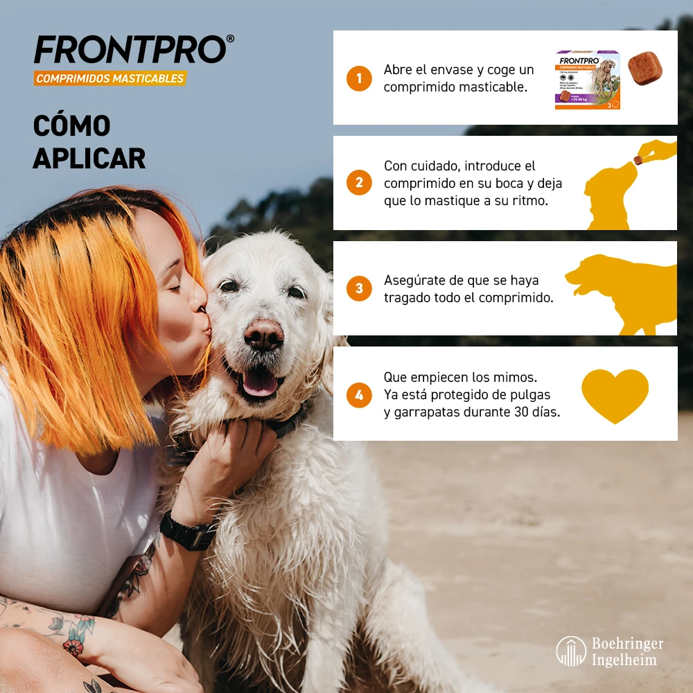 Comprimidos Masticables Antisitarios Perros De 4 A 10 Kg (28 Mg) 9 Comprimidos Masticables Antisitarios Perros De 4 A 10 Kg (28 Mg) - Imagen 9
