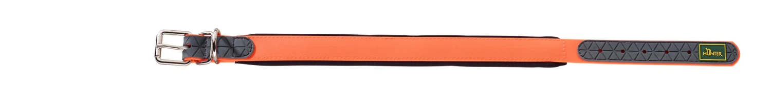 Hunter Collar Convenience Para Perros Color Naranja Neón 2 Hunter Collar Convenience Para Perros Color Naranja Neón - Imagen 2
