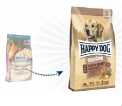 HAPPY DOG Pienso Flocken Vollkost Para Perros Con Cereales -Suministros Para Perros NATUR COPOS VOLLKOST 63578c50c5afa