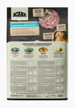 Acana Puppy Small Breed 9 Acana Puppy Small Breed -Suministros Para Perros NS ACANA 550x800 Back PUPPY SMALL BREED 630f08864a6dc
