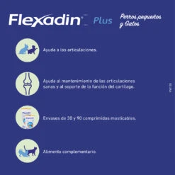 Vetoquinol Flexadin Plus Para Perros Pequeños Y Gatos -Suministros Para Perros PW128 CarruselFlexadinPlus pequenos 3 638490db0fd8c