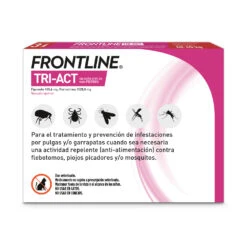 Frontline Pipetas Tri-Act Solución Spot-On Para Perros De 40-60 Kg -Suministros Para Perros Pack TRI ACT 40 60Kg 3p Dorso 62724ab3c45ab