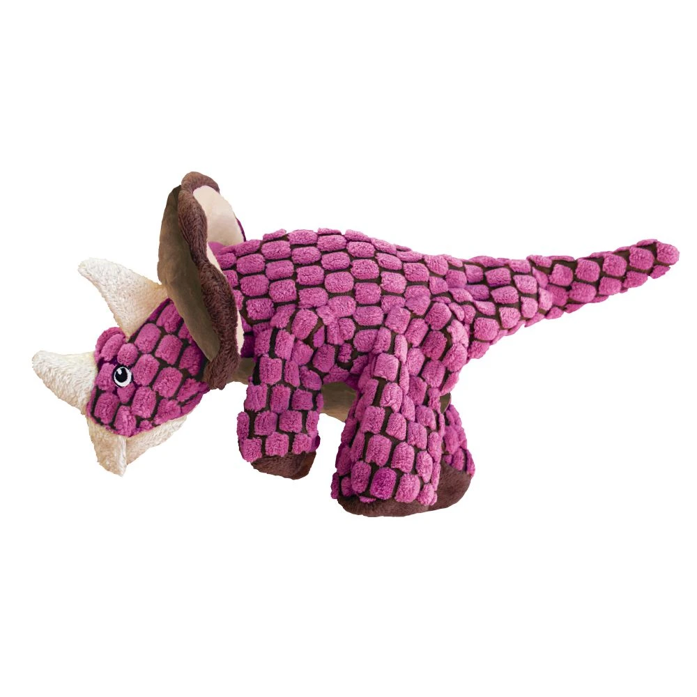 KONG Peluche Triceratops Rosa 2 KONG Peluche Triceratops Rosa - Imagen 2