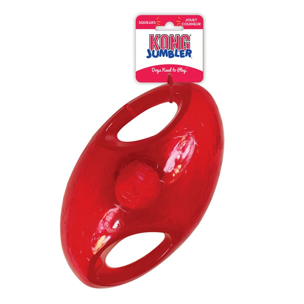 KONG Pelota Interactiva Jumbler Rugby 5 KONG Pelota Interactiva Jumbler Rugby - Imagen 5