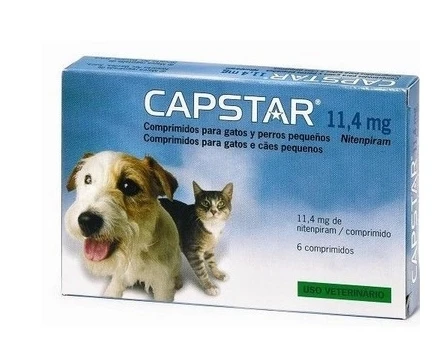 Capstar Comprimidos Para Gatos Y Perros Pequeños (11,4 Mg) 1 Capstar Comprimidos Para Gatos Y Perros Pequeños (11,4 Mg)