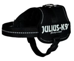 Arnés Julius K9 Negro -Suministros Para Perros arnes julius k9 negro 1