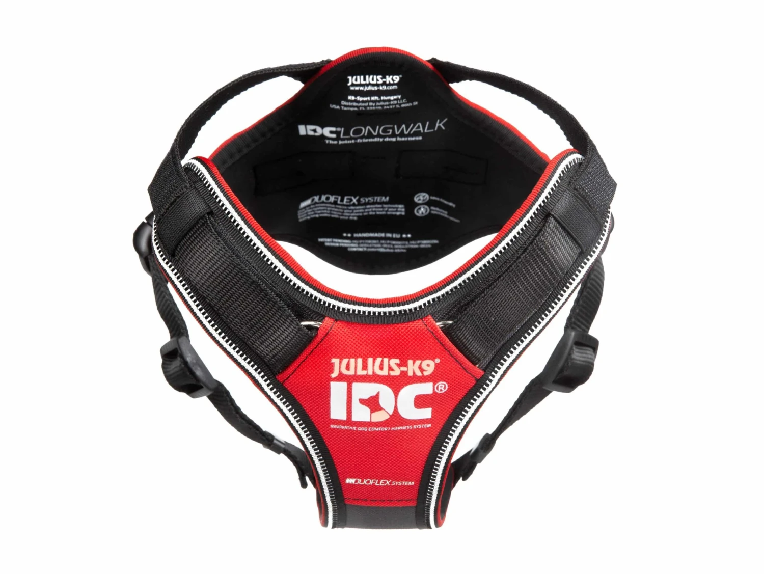 Julius K9 Arnés IDC Longwalk Rojo 1 Julius K9 Arnés IDC Longwalk Rojo