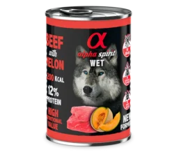 Pack 6 Comida Húmeda De Ternera Con Melón Para Perros