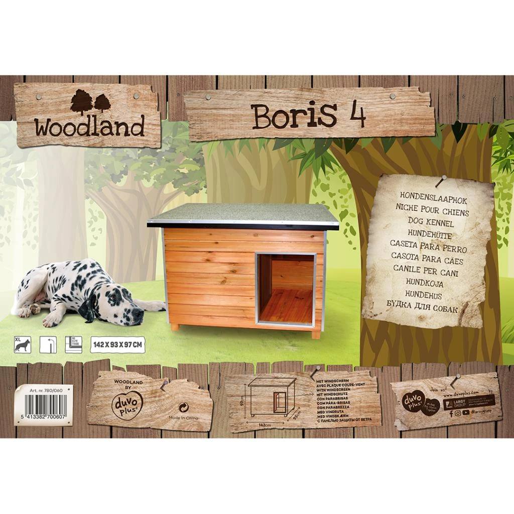 Caseta Para Perro Woodland Boris 3 Caseta Para Perro Woodland Boris - Imagen 3