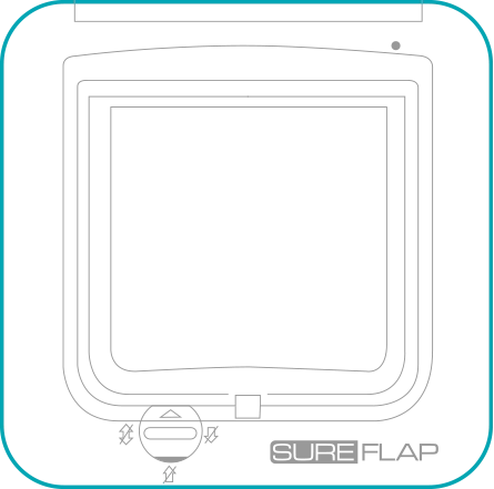 SureFlap Puerta Para Mascotas Blanca 9 SureFlap Puerta Para Mascotas Blanca - Imagen 9