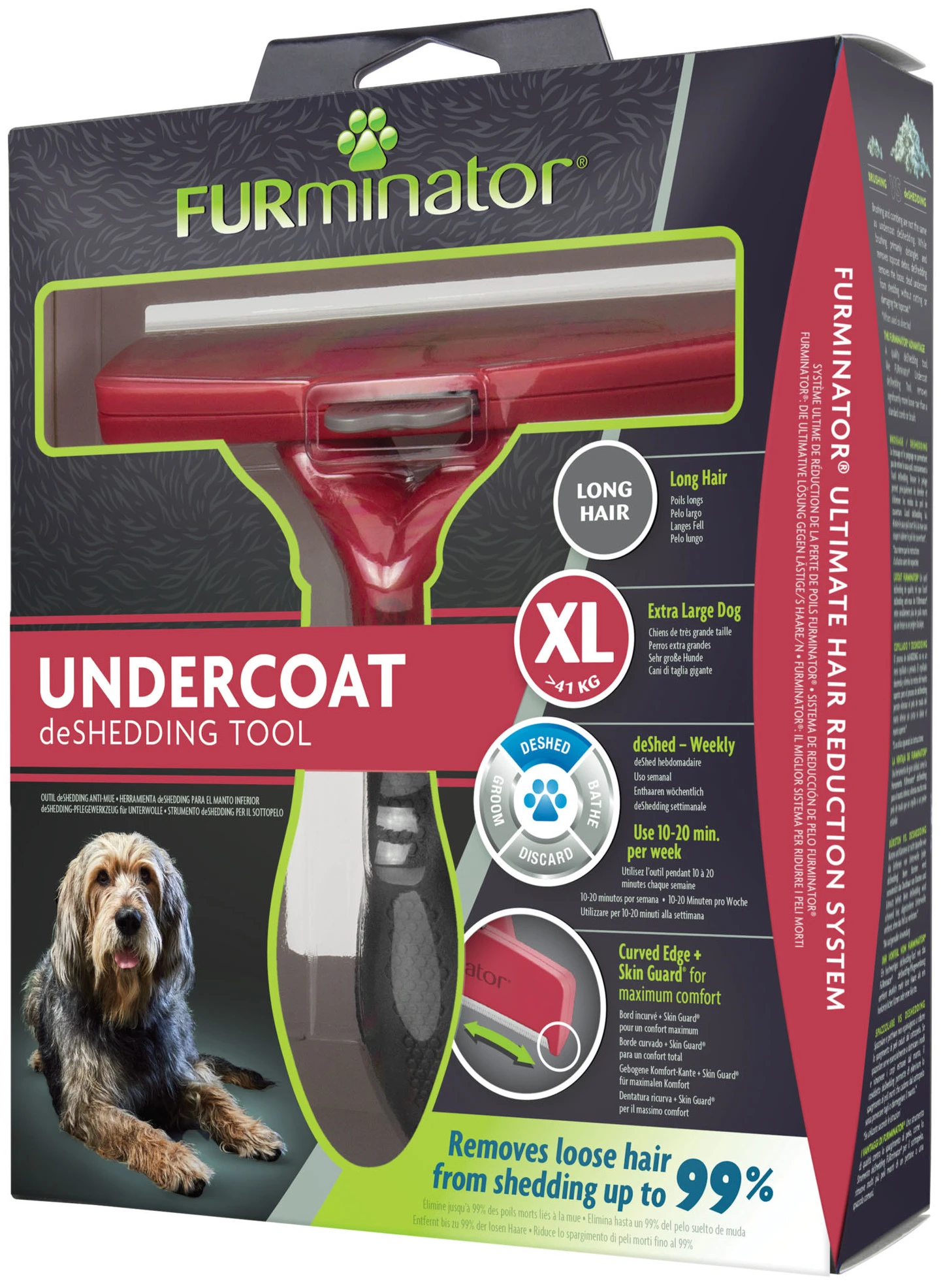 FURMINATOR Cepillo Para Perros Extra Grandes De Pelo Largo 8 FURMINATOR Cepillo Para Perros Extra Grandes De Pelo Largo - Imagen 8