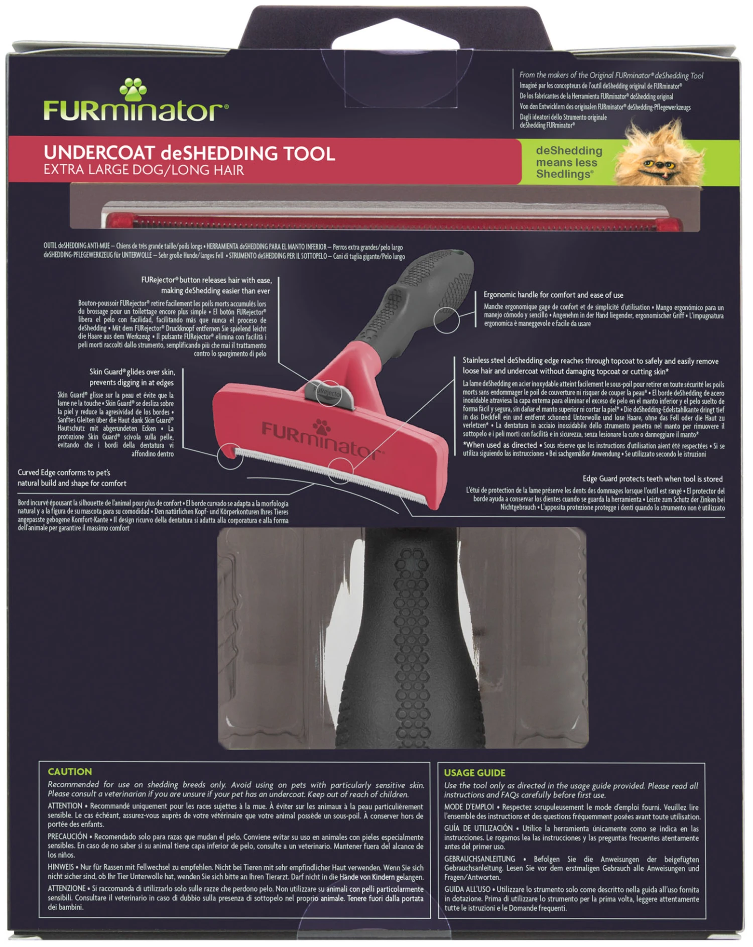 FURMINATOR Cepillo Para Perros Extra Grandes De Pelo Largo 9 FURMINATOR Cepillo Para Perros Extra Grandes De Pelo Largo - Imagen 9