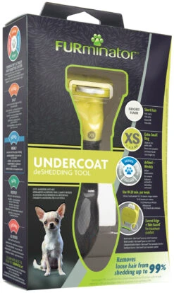 FURMINATOR Cepillo Para Perros Extra Pequeños De Pelo Corto -Suministros Para Perros cepillo para perros extra pequenos de pelo corto 7