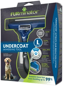 FURMINATOR Cepillo Para Perros Grandes De Pelo Largo -Suministros Para Perros cepillo para perros grandes de pelo largo 7