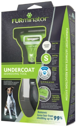 FURMINATOR Cepillo Para Perros Pequeños De Pelo Corto -Suministros Para Perros cepillo para perros pequenos de pelo corto 6