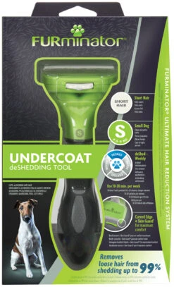 FURMINATOR Cepillo Para Perros Pequeños De Pelo Corto -Suministros Para Perros cepillo para perros pequenos de pelo corto 7