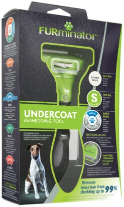 FURMINATOR Cepillo Para Perros Pequeños De Pelo Corto -Suministros Para Perros cepillo para perros pequenos de pelo corto 8